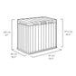 1150L Outdoor Garden Storage Box with Lockable Doors & Weatherproof Design