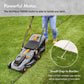 1600W Electric Lawn Mower with 42L Collection Bag & Adjustable Cutting Heights